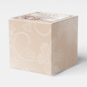 赤面結婚式の引き出物ギフトボックス フェイバーボックス (正面サイド)