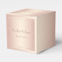 赤面結婚式の引き出物ボックスヴィンテージカスタム フェイバーボックス