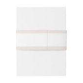 赤面結婚書道のバンド 招待状ベリーバンド (裏面例)