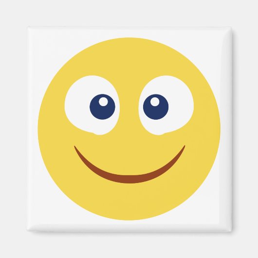 赤面絵文字 マグネット (正面)