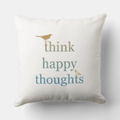 赤面考えハッピー思考鳥 クッション (裏面)