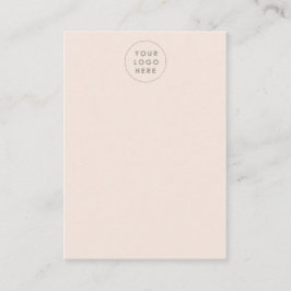 赤面色の髪あなたのロゴカード 名刺