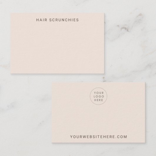 赤面色ディスプレイカード 名刺 (正面/裏面)