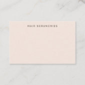 赤面色ディスプレイカード 名刺 (正面)