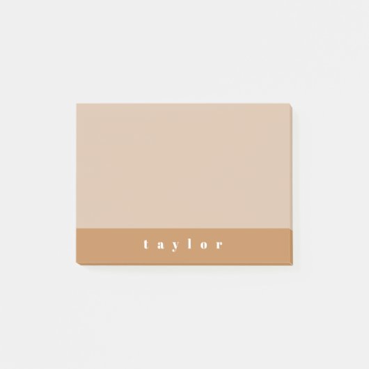 赤面色ブロック ポストイット (正面)