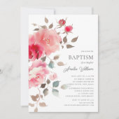 赤面花ズバプテスマ招待状 招待状 (正面)