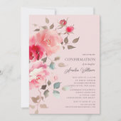 赤面花ズ確認招待状 招待状 (正面)