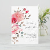 赤面花ズ確認招待状 招待状 (スタンド正面)