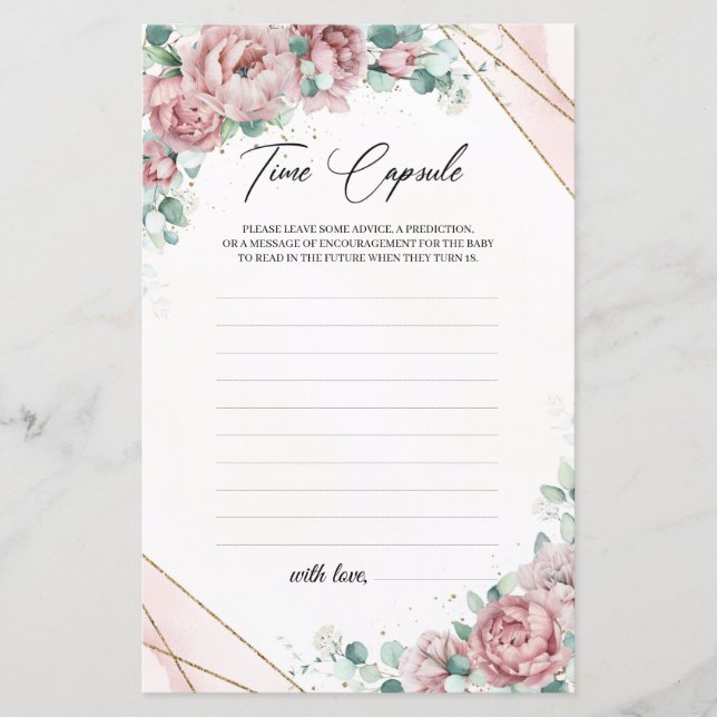 赤面花バラユーカリ金ゴールドタイムカプセル (正面)