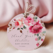 赤面花喜び赤ちゃんシャワー フェイバータグ