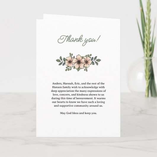 赤面花模様写真祝の生活 プログラム (裏面)