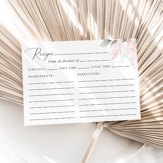 赤面花、ピンク色の花、ブライダルシャワーレシピ