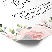 赤面花、ピンク色の花、房保、桃佐バー ポスター (角)