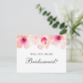 赤面花。フローラは私の花嫁になってくれないか ポストカード (スタンド正面)