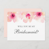 赤面花。フローラは私の花嫁になってくれないか ポストカード (正面/裏面)