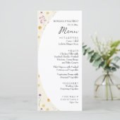 赤面芸術的フローラガーデンウォーター色 メニュー (スタンド正面)