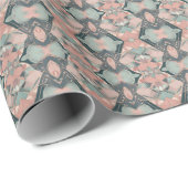 赤面調和ヴァレンティンズデイラッピング紙 ラッピングペーパー (ロールコーナー)