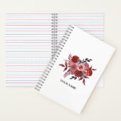 赤面調和 ノートブック (内側)