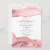 赤面金ゴールドアゲートブライダルシャワー 招待状 (正面)