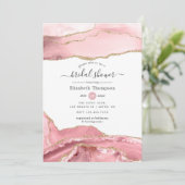 赤面金ゴールドアゲートブライダルシャワー 招待状 (スタンド正面)