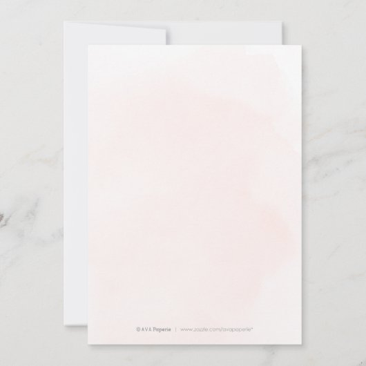 赤面金ゴールドエレガントヴィンテージ書道 招待状 (裏面)