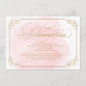 赤面金ゴールドエレガント書道宿泊施設 エンクロージャーカード (正面)