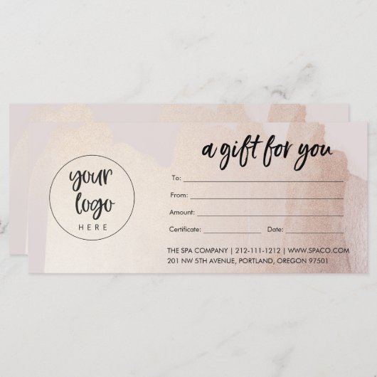 赤面金ゴールドギフト券(ロゴ付き) (正面/裏面)