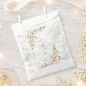 赤面金ゴールドグリーンダスティピンクフローラ結婚ズ フェイバーバッグ (クリップ留めされた状態)