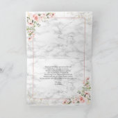 赤面金ゴールドグリーンリーダスティピンクフローラありがとう カード (内部)