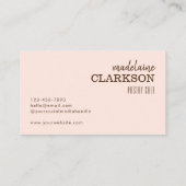 赤面金ゴールドシェフハットベーカリー 名刺 (裏面)