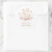 赤面金ゴールドスワンプリンセスとバルーン&バタフライ ラウンドシール (バッグ)