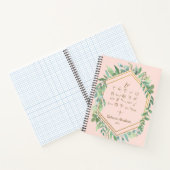 赤面金ゴールドパレオヘブルオティオアレフベットノートブック ノートブック (内部)