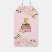 赤面金ゴールドフラワー恋しく思旅行からMrs. Favor ギフトタグ (裏面)