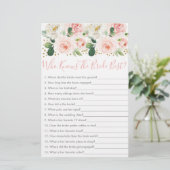 赤面金ゴールドフローラの花嫁ゲームを知っ最高のている人 (スタンド正面)