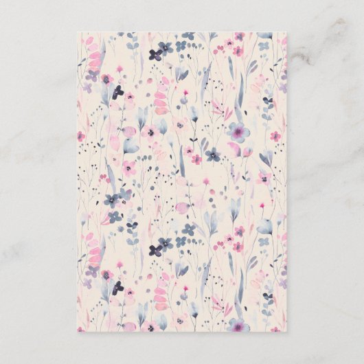 赤面金ゴールドフローラガネーシュインディアンウェディングレセプション エンクロージャーカード (裏面)