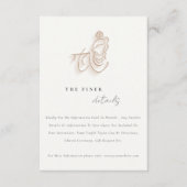 赤面金ゴールドフローラクリシュナインディアン結婚詳細 エンクロージャーカード (正面)