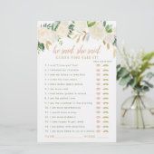 赤面金ゴールドフローラ彼は彼女はシャワーゲームと言った (スタンド正面)