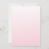 赤面金ゴールドブライダルブランチアンドバブリー招待状 招待状 (裏面)