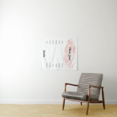 赤面金ゴールドベビーマイルストーンフォトブランケットタペストリー タペストリー (インサイチュ(横))