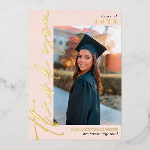 赤面金ゴールド書道写真卒業ありがとう