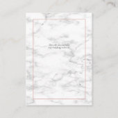 赤面金ゴールド緑豊かなピンクフローラ詳細 エンクロージャーカード (裏面)