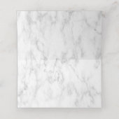 赤面金ゴールド緑豊かなピンクフローラ プレイスカード (内部開封)