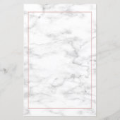 赤面金ゴールド緑豊かなピンク色のフローラ結婚のメニュー (裏面)