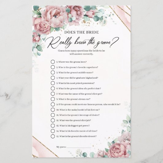 赤面金ゴールド花嫁は本当に新郎を知っている (正面)