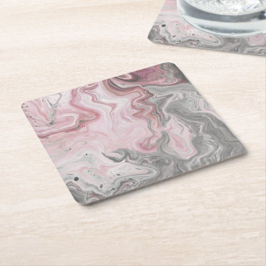 赤面鉱物 スクエアペーパーコースター (アングル)