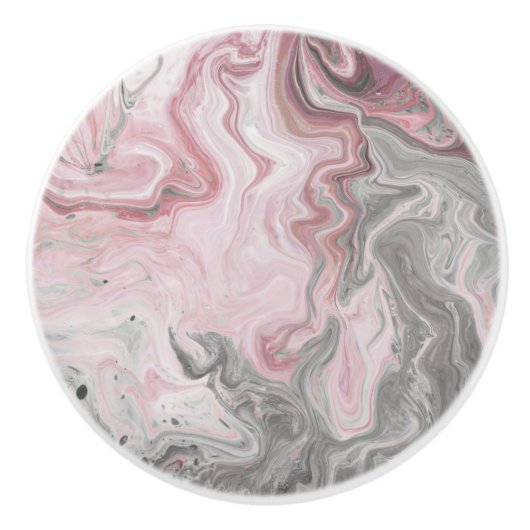 赤面鉱物 セラミックノブ (正面)