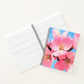 赤面開花さくらんぼ花 ノートブック (内部)