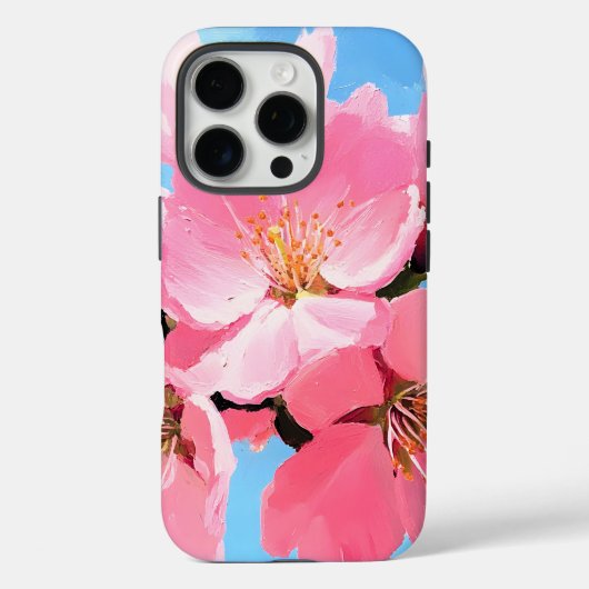 赤面開花さくらんぼ花 Case-Mate iPhoneケース (裏面)