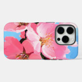 赤面開花さくらんぼ花 Case-Mate iPhoneケース (裏面 (横))