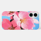 赤面開花さくらんぼ花 Case-Mate iPhoneケース (裏面 (横))